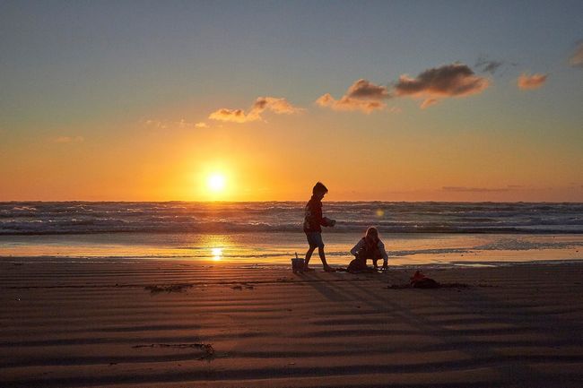 Aftenstemning Blokhusstrand 650x433